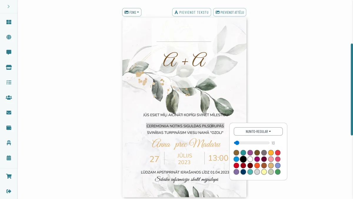 Skaisti ielūgumi, kas pārsteidz viesus