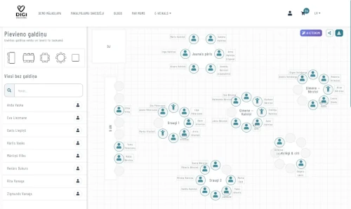 Table Planner Module Screenshot