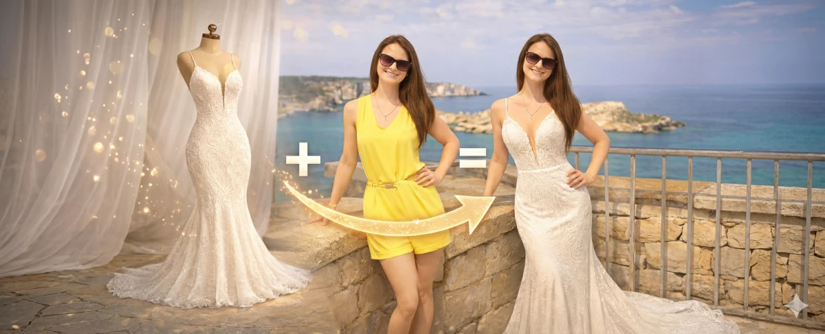 AI virtual dress try-on
