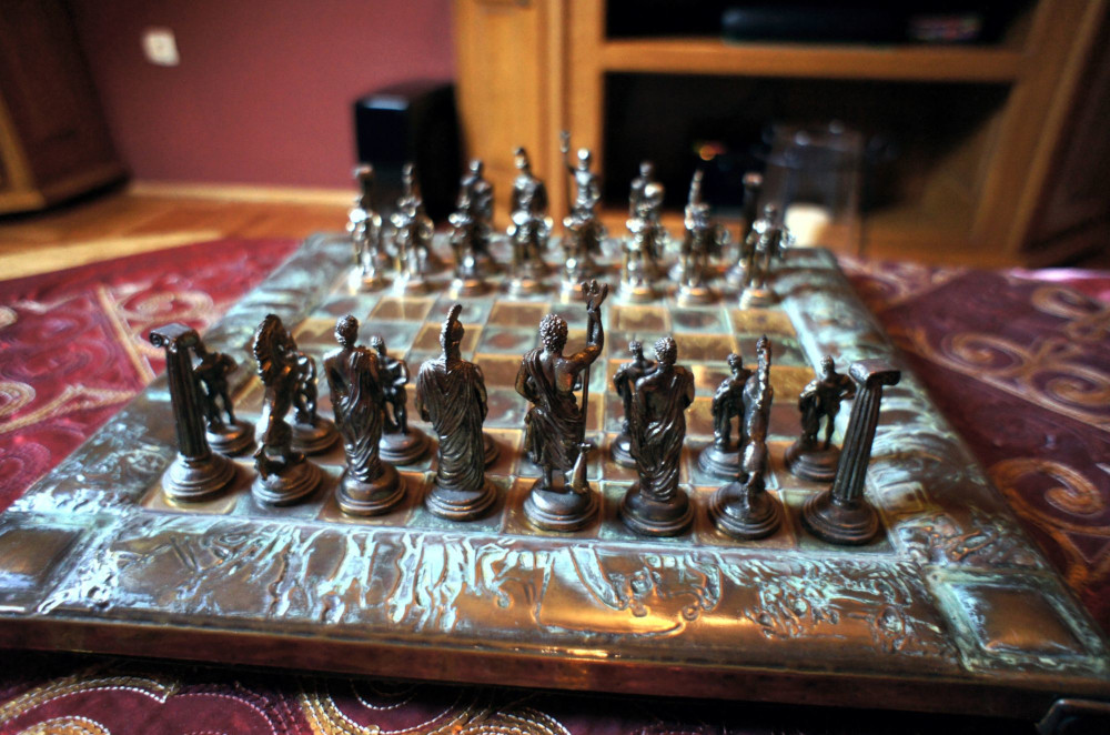 Unikāls šaha komplekts