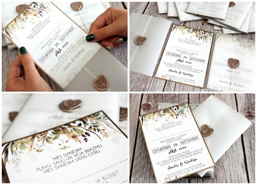 Kāzu ielūgumi ALL SEASONS 100x150 OUTGOING SUMMER