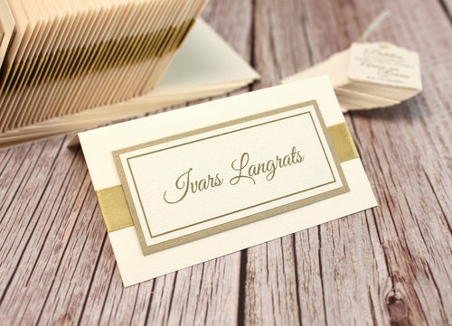 Galda kartes ASCETIC 90X50 GOLD LEAF