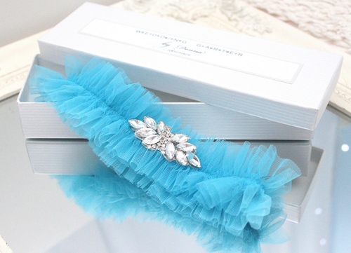 Kājas mežģīne līgaviņai ARIEL KEEPSAKE GARTER