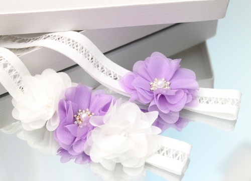 Kājas mežģīņu komplekts LILAC BLOSSOM GARTER SET