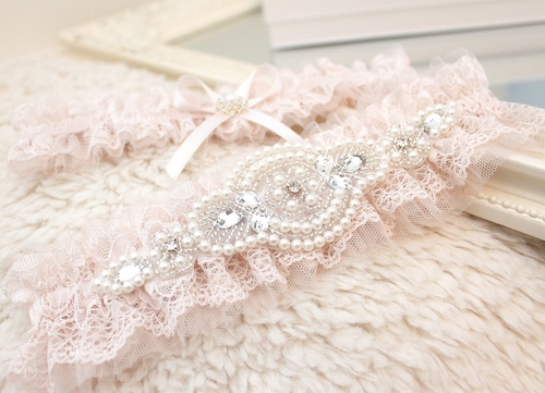 Kājas mežģīņu komplekts MAGDALENA GARTER SET