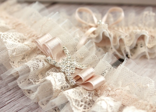 Kājas mežģīņu komplekts MIA GARTER SET