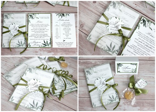 Kāzu ielūgumi MOOD 100X150 OLIVE TREE