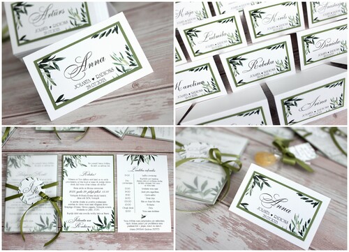 Galda kartes MOOD 80x50 OLIVE TREE