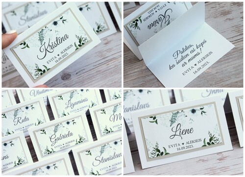 Galda kartes BOHEMIAN SUMMER NIGHT 80X50 WHITE GREENS