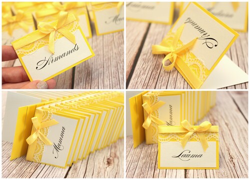 Galda kartes PROVINCE 70X50 YELLOW