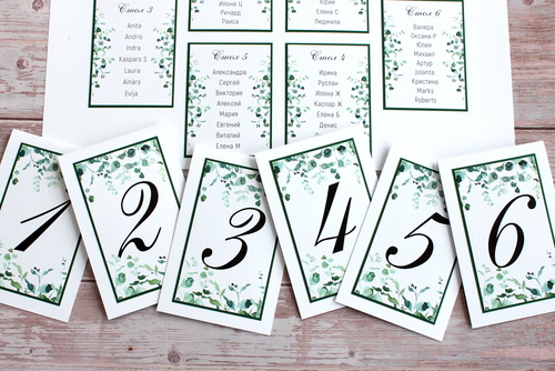 Galdu numuri MOSAIC 100x150 GREENERY