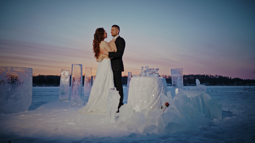 Rožu Kāzas Video filmēšanas ekrāna šāviņs