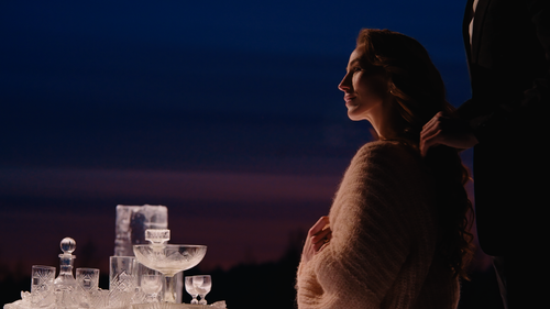 Rožu Kāzas Video filmēšanas ekrāna šāviņs