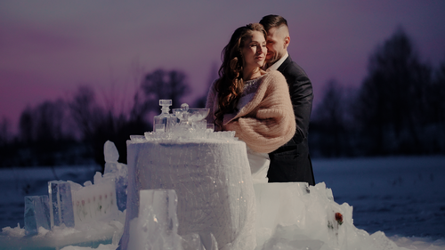 Rožu Kāzas Video filmēšanas ekrāna šāviņs